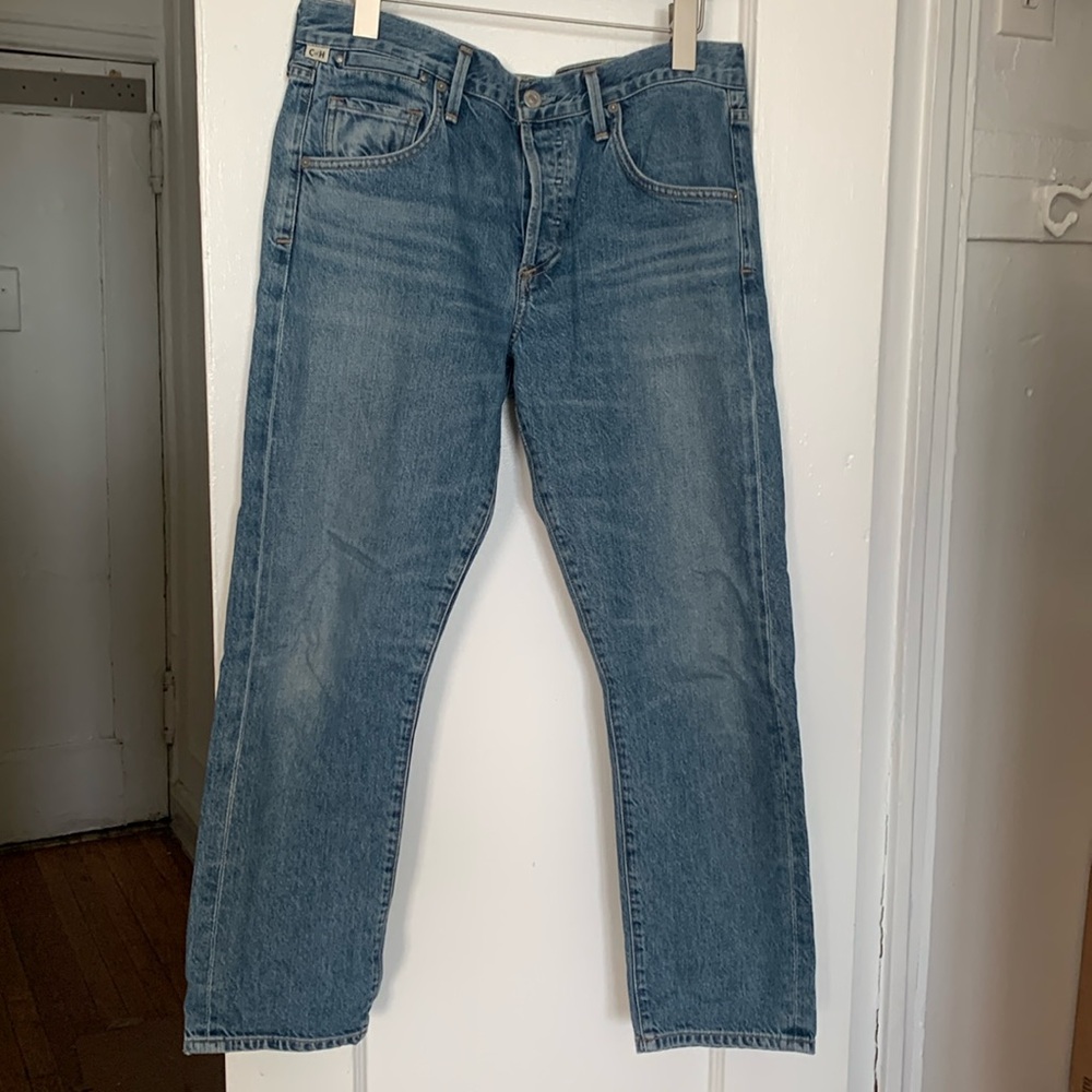 citizens of humanity emerson slim boyfriend jeans size 27